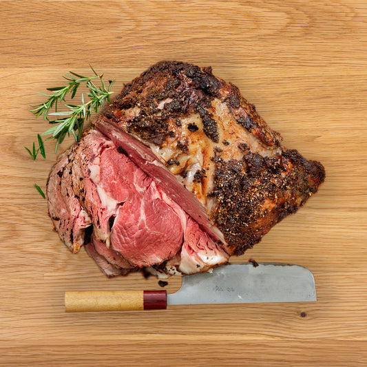 Oven-Ready Prime Rib with Herb & Garlic Rub