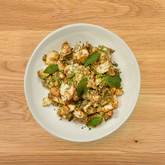 Sage Stuffing with Roasted Garlic