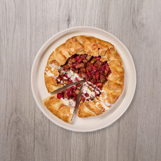 Gluten Free Apple Rhubarb Galette