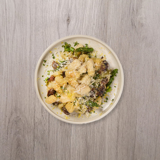 Parmesan Roasted Gnocchi with Spring Vegetables