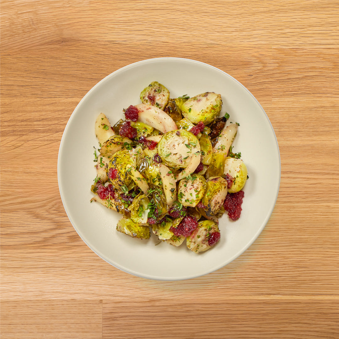 Roasted Brussels Sprouts & Parsnips